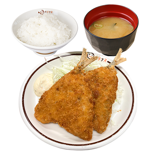 アジフライ定食