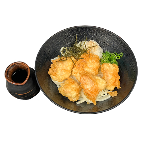 とり天ぶっかけうどん