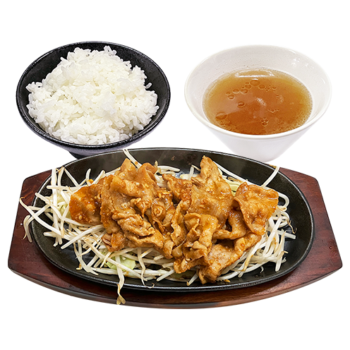 味噌にんにく炒め定食