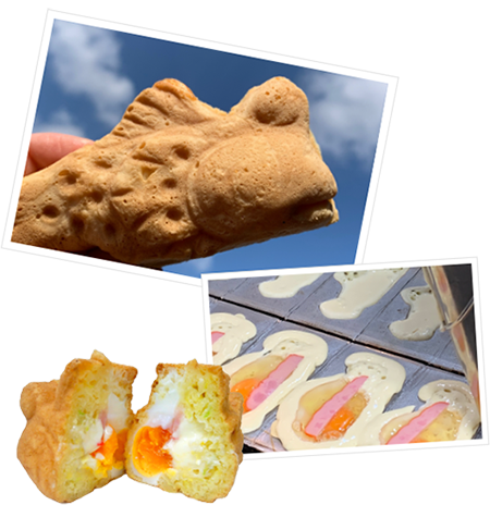 むっちゃん万十ハムエッグ